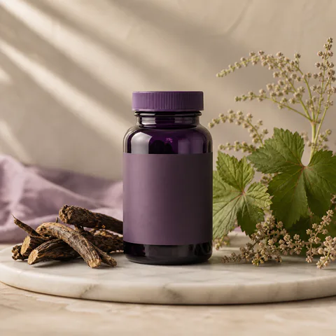 Ilustrasi kategori suplemen untuk semakan Nature's Way Remifemin Black Cohosh, bukan gambar pek sebenar